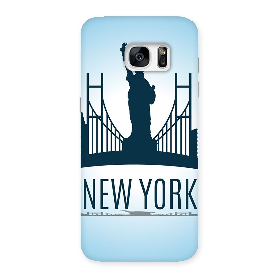 New York Skyline Back Case for Galaxy S7 Edge