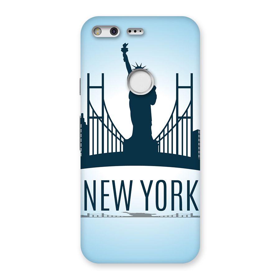 New York Skyline Back Case for Google Pixel