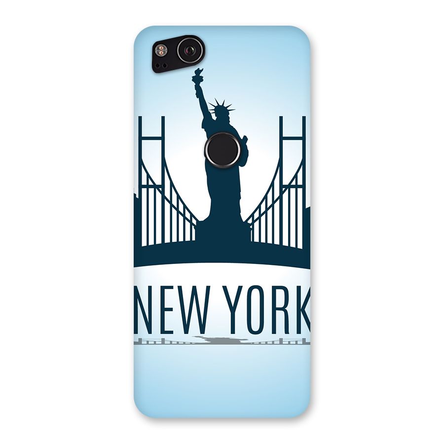 New York Skyline Back Case for Google Pixel 2