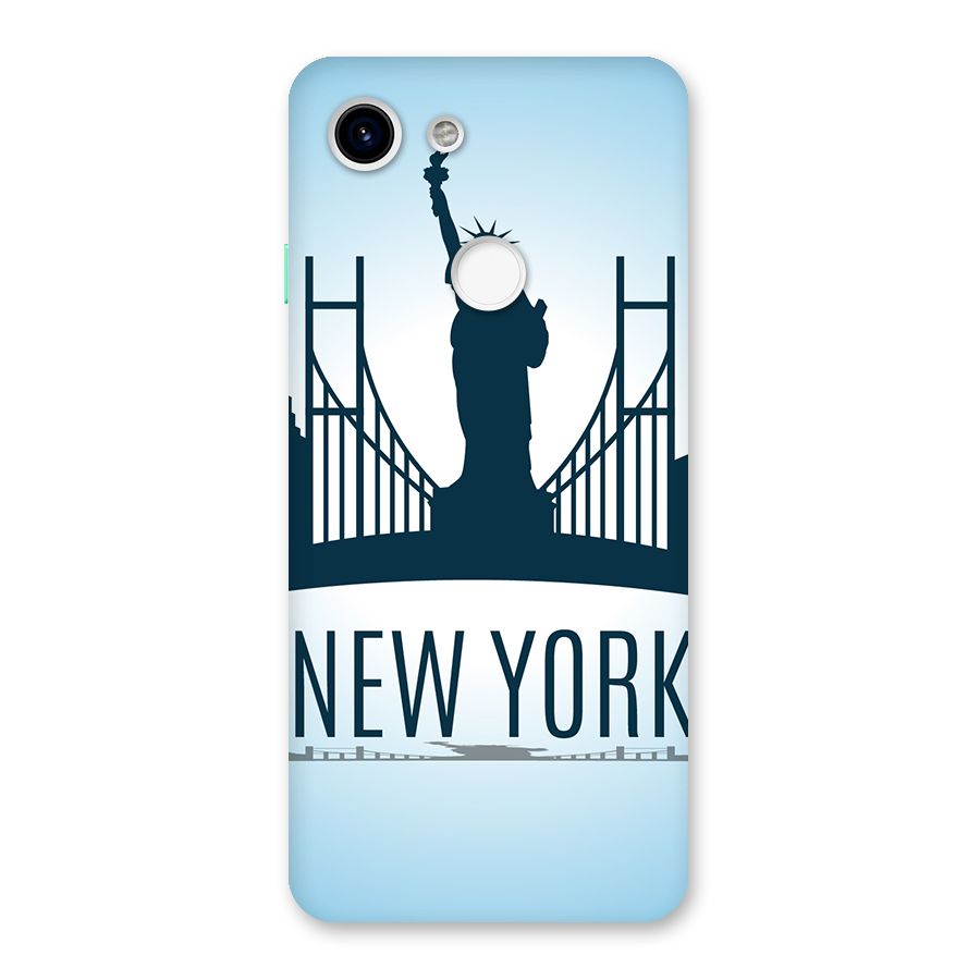 New York Skyline Back Case for Google Pixel 3