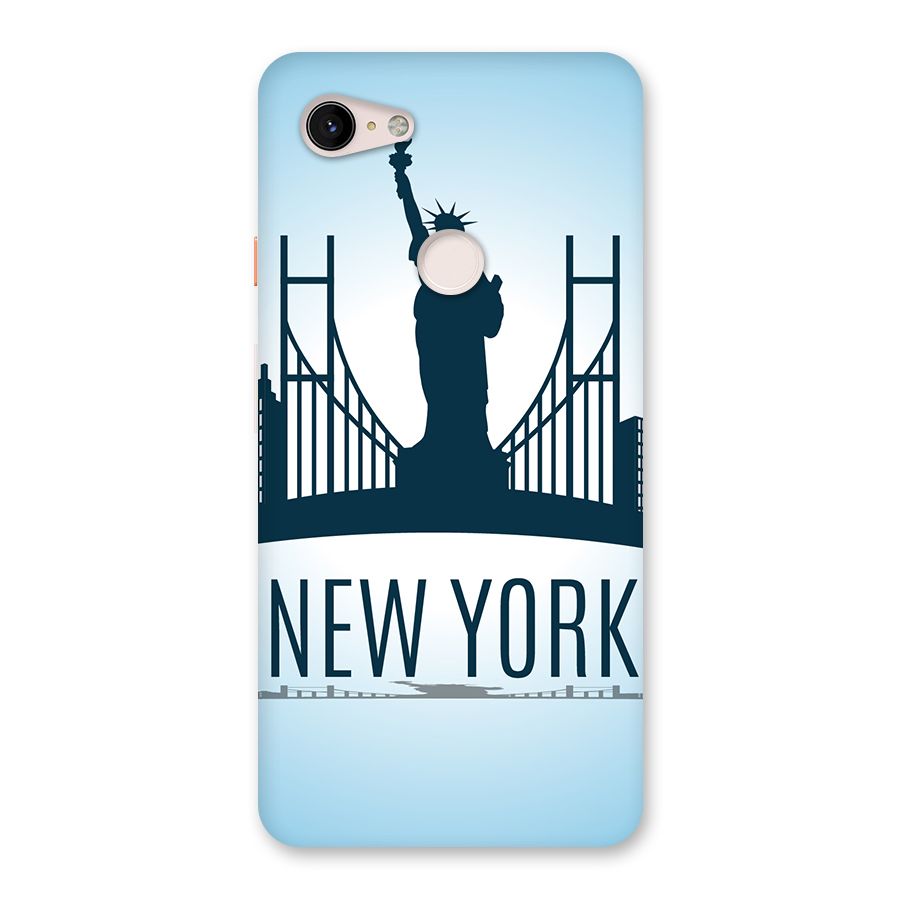 New York Skyline Back Case for Google Pixel 3 XL