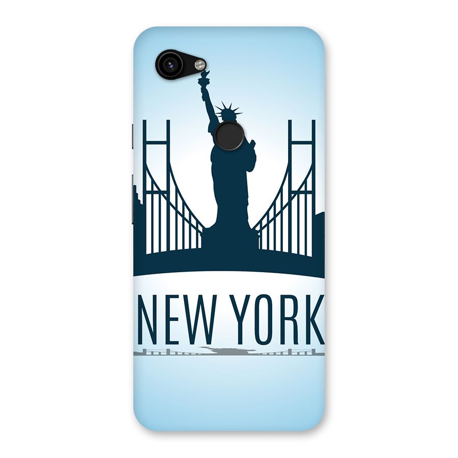 New York Skyline Back Case for Google Pixel 3a XL