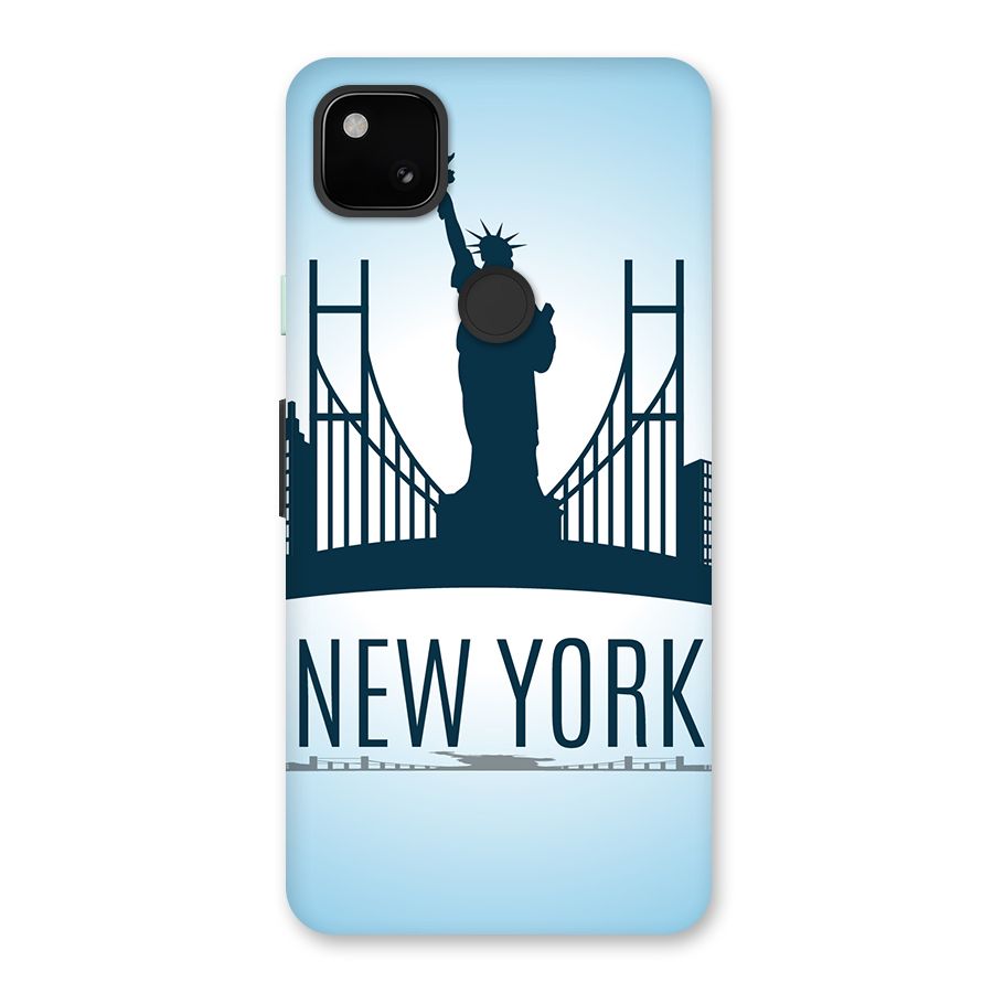 New York Skyline Back Case for Google Pixel 4a