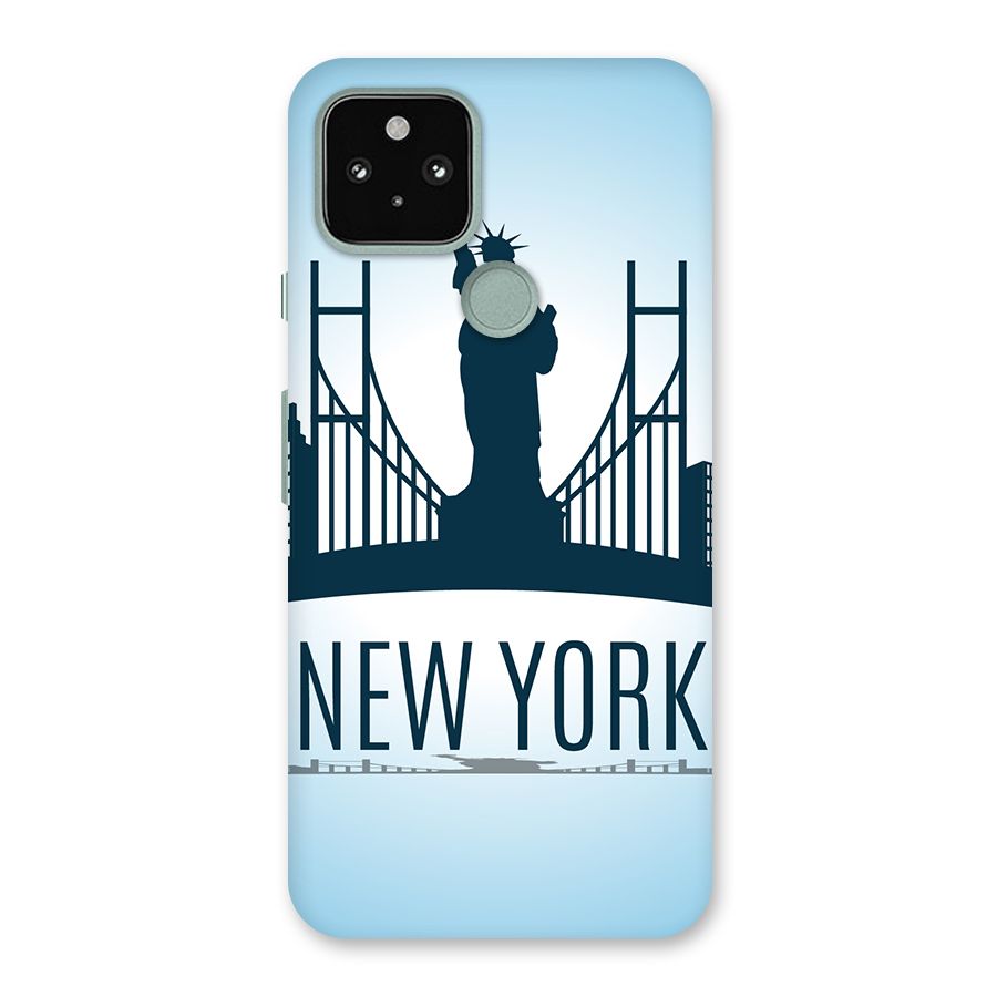 New York Skyline Back Case for Google Pixel 5