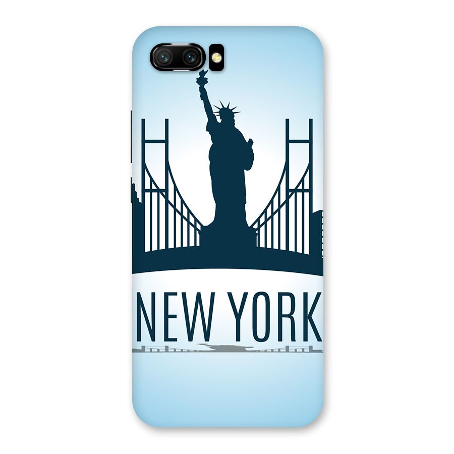 New York Skyline Back Case for Honor 10