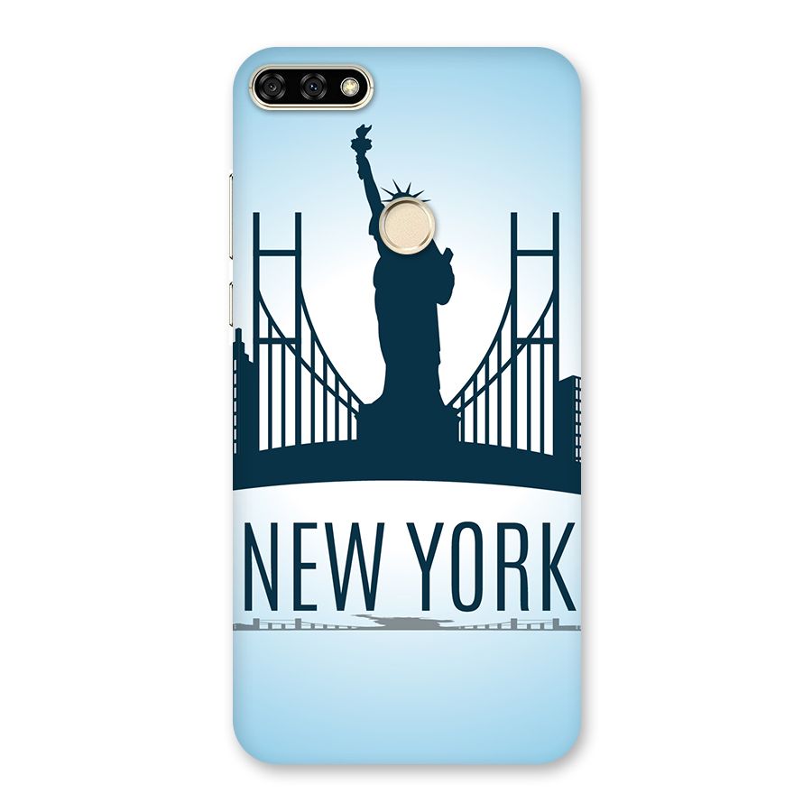 New York Skyline Back Case for Honor 7A