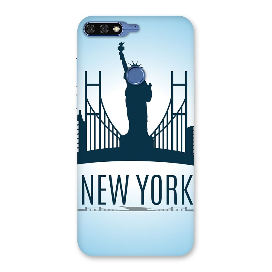 New York Skyline Back Case for Honor 7C