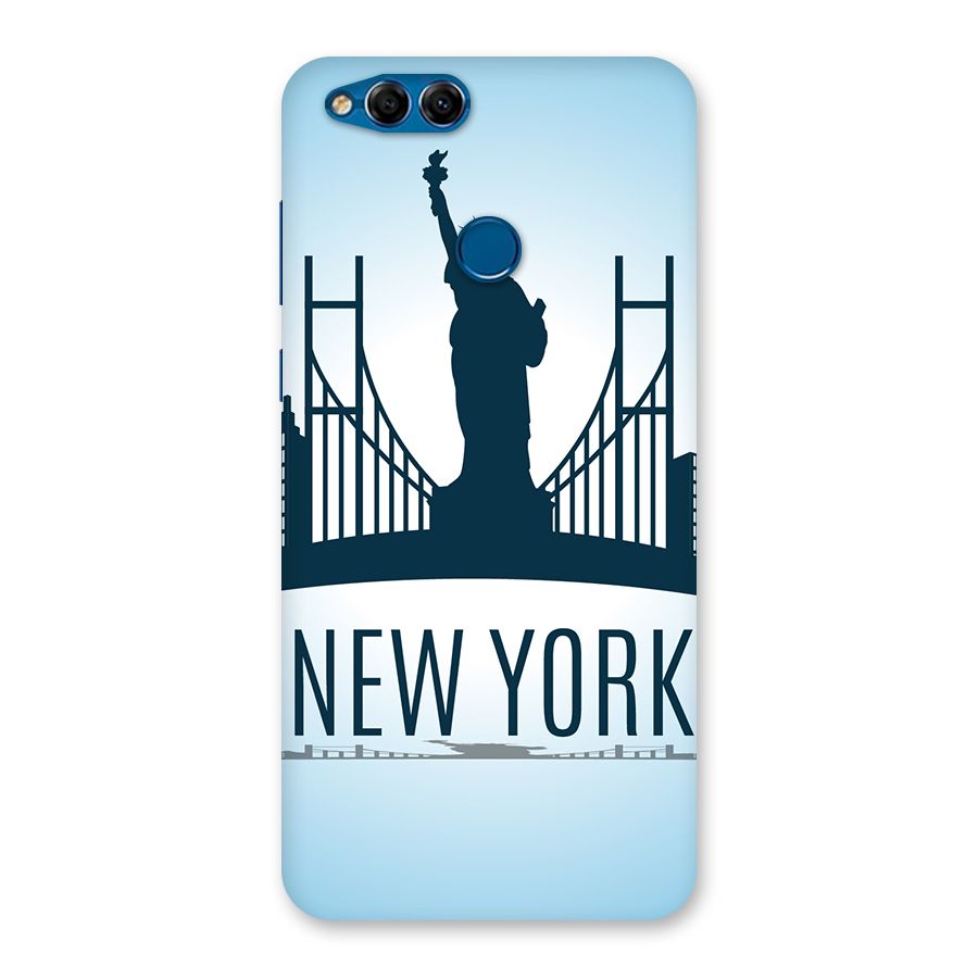 New York Skyline Back Case for Honor 7X