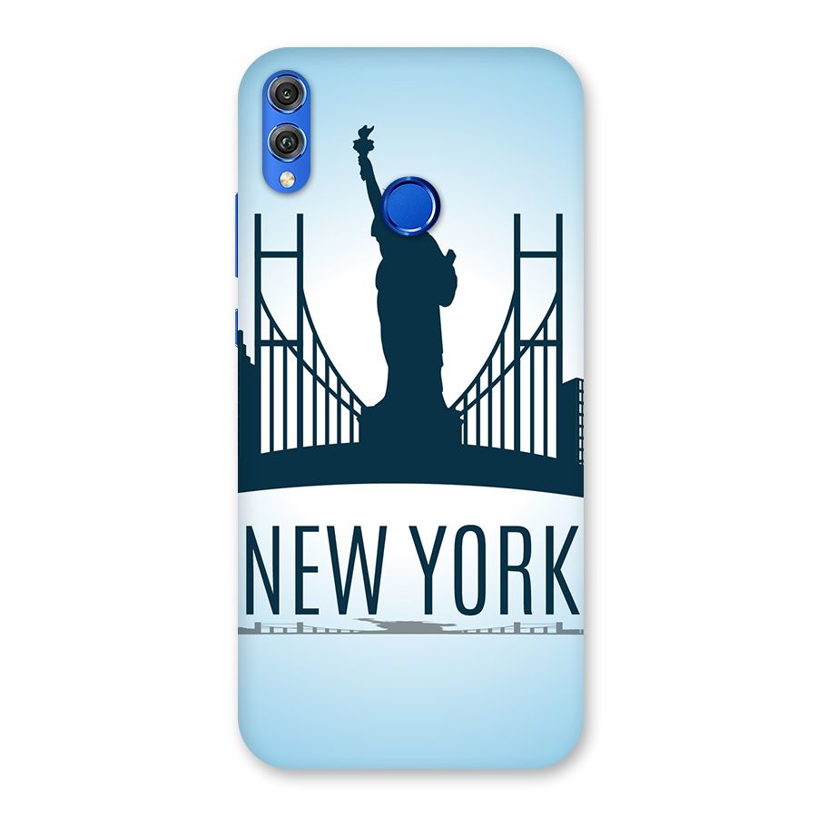 New York Skyline Back Case for Honor 8X