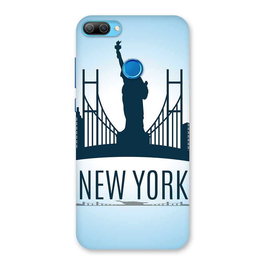 New York Skyline Back Case for Honor 9N