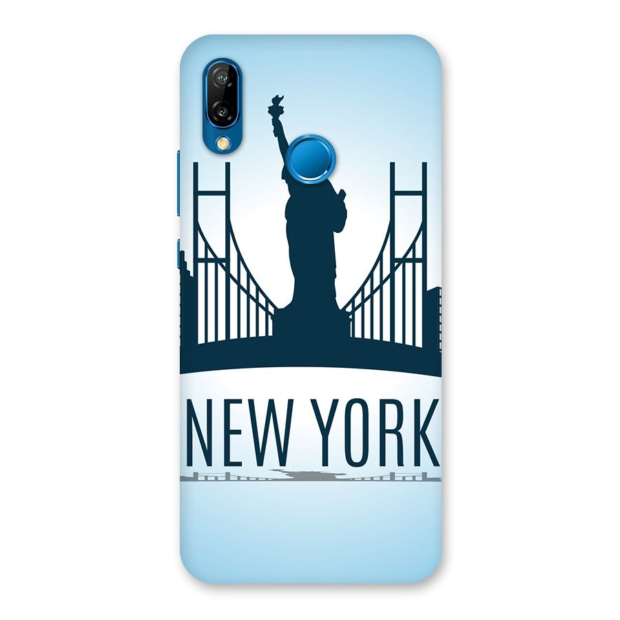 New York Skyline Back Case for Huawei P20 Lite