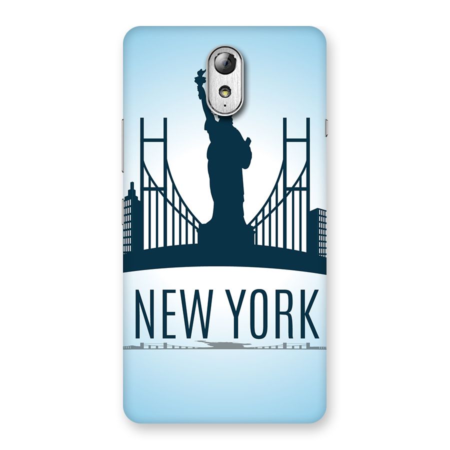 New York Skyline Back Case for Lenovo Vibe P1M