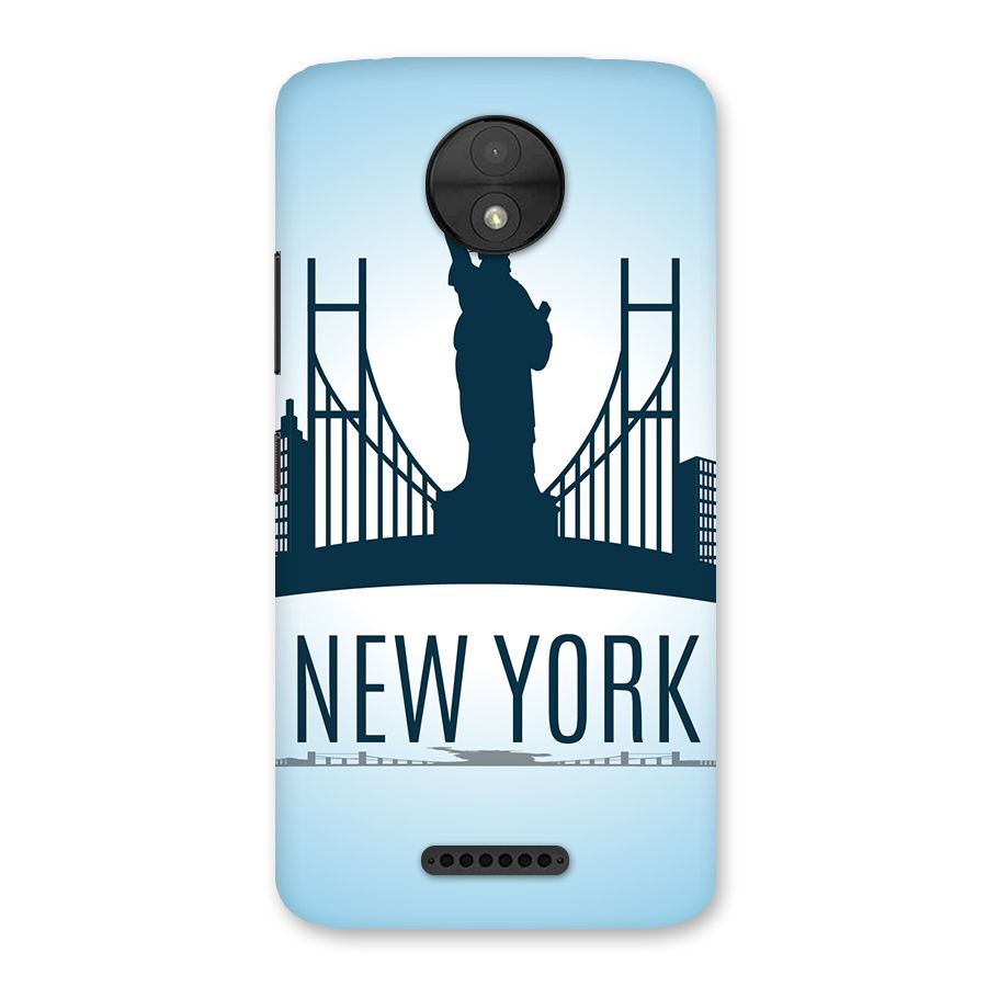New York Skyline Back Case for Moto C