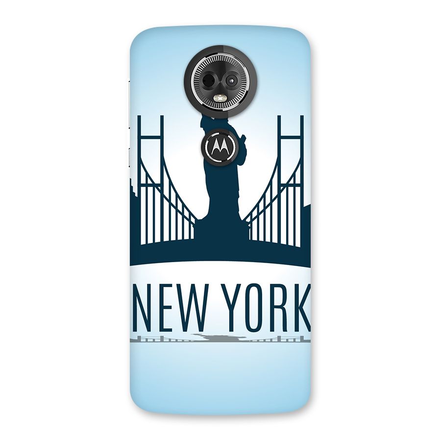 New York Skyline Back Case for Moto E5 Plus