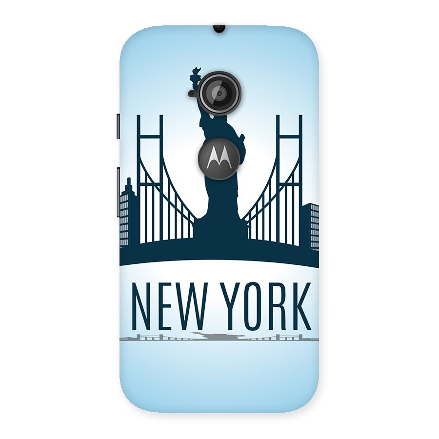 New York Skyline Back Case for Moto E 2nd Gen