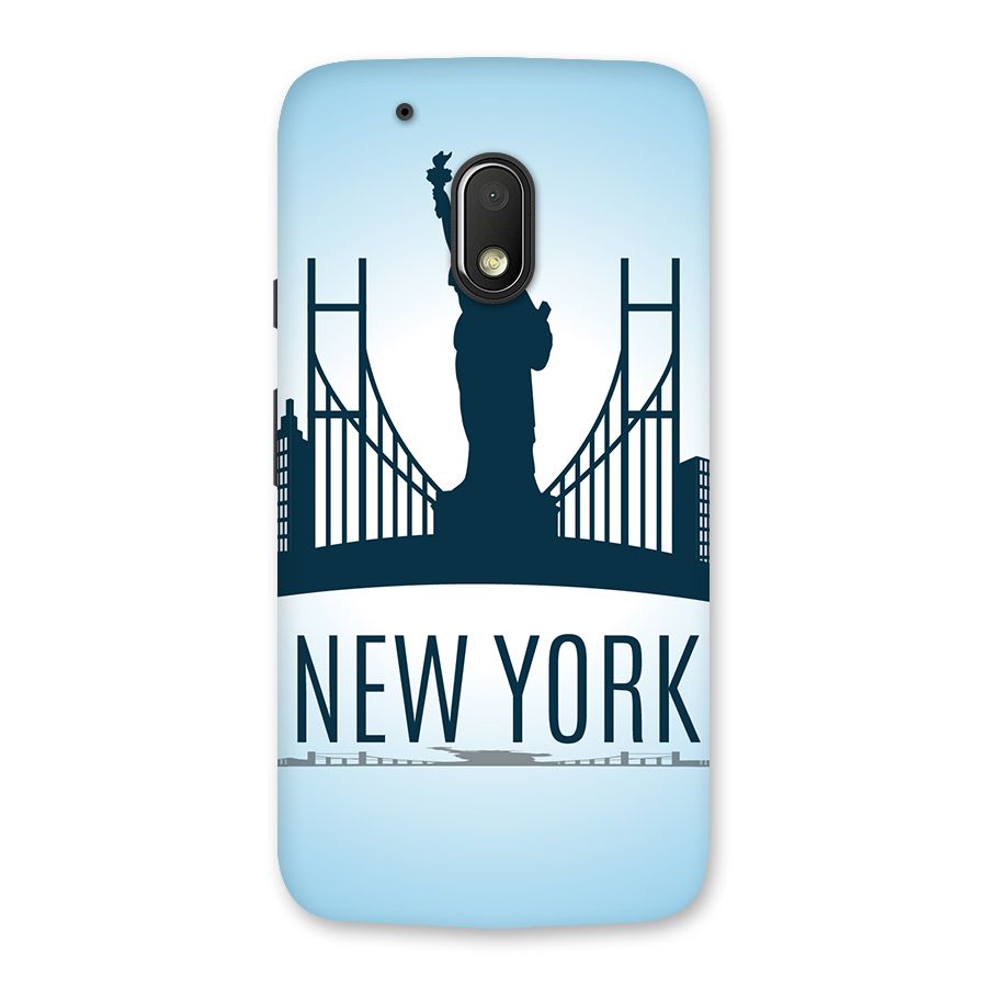 New York Skyline Back Case for Moto G4 Play