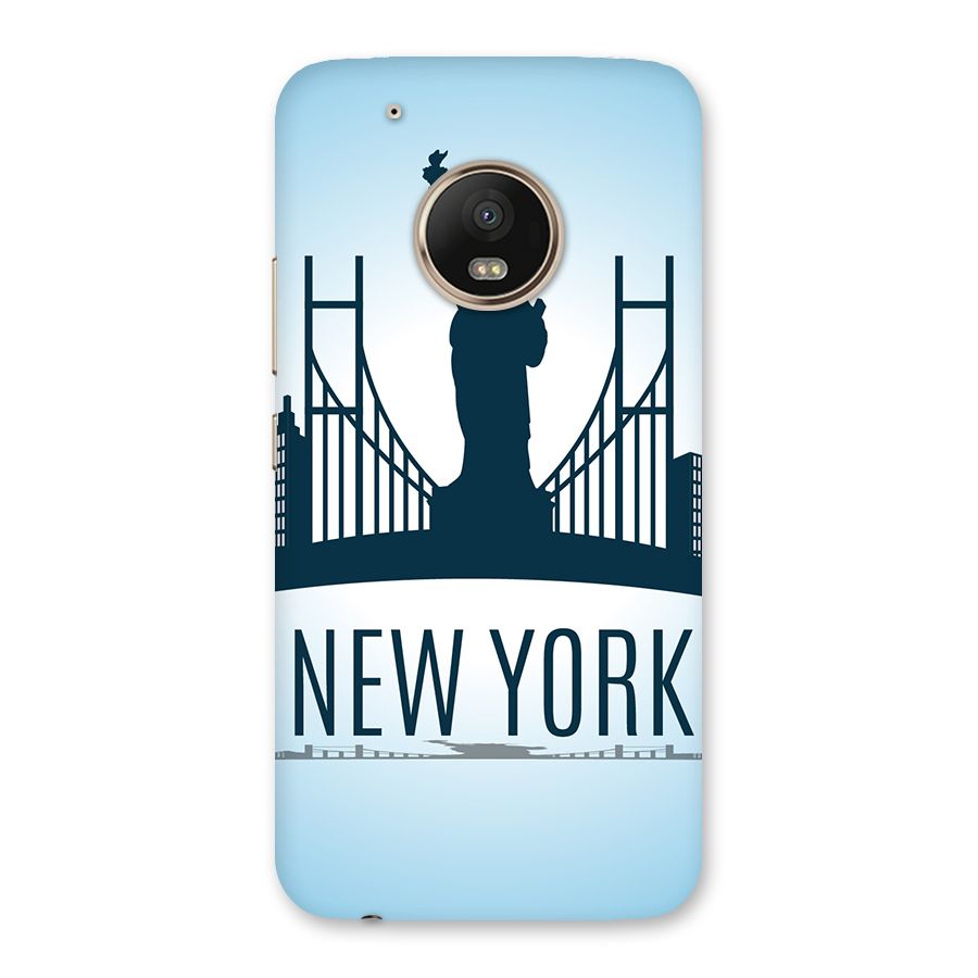 New York Skyline Back Case for Moto G5 Plus