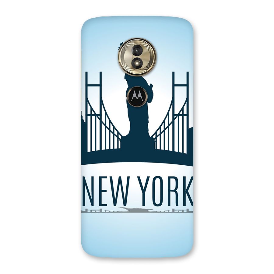 New York Skyline Back Case for Moto G6 Play