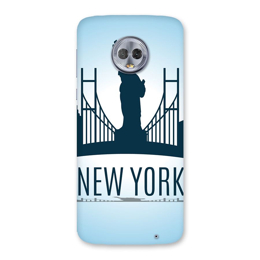 New York Skyline Back Case for Moto G6 Plus