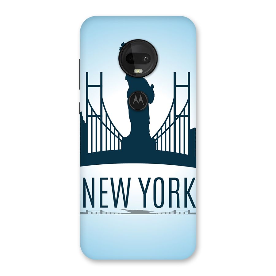 New York Skyline Back Case for Moto G7