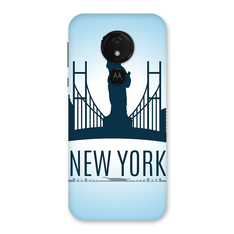 New York Skyline Back Case for Moto G7 Power