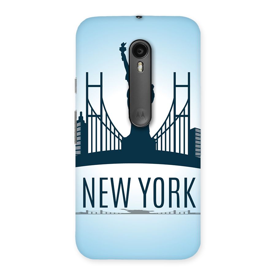 New York Skyline Back Case for Moto G Turbo