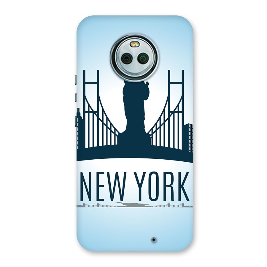 New York Skyline Back Case for Moto X4