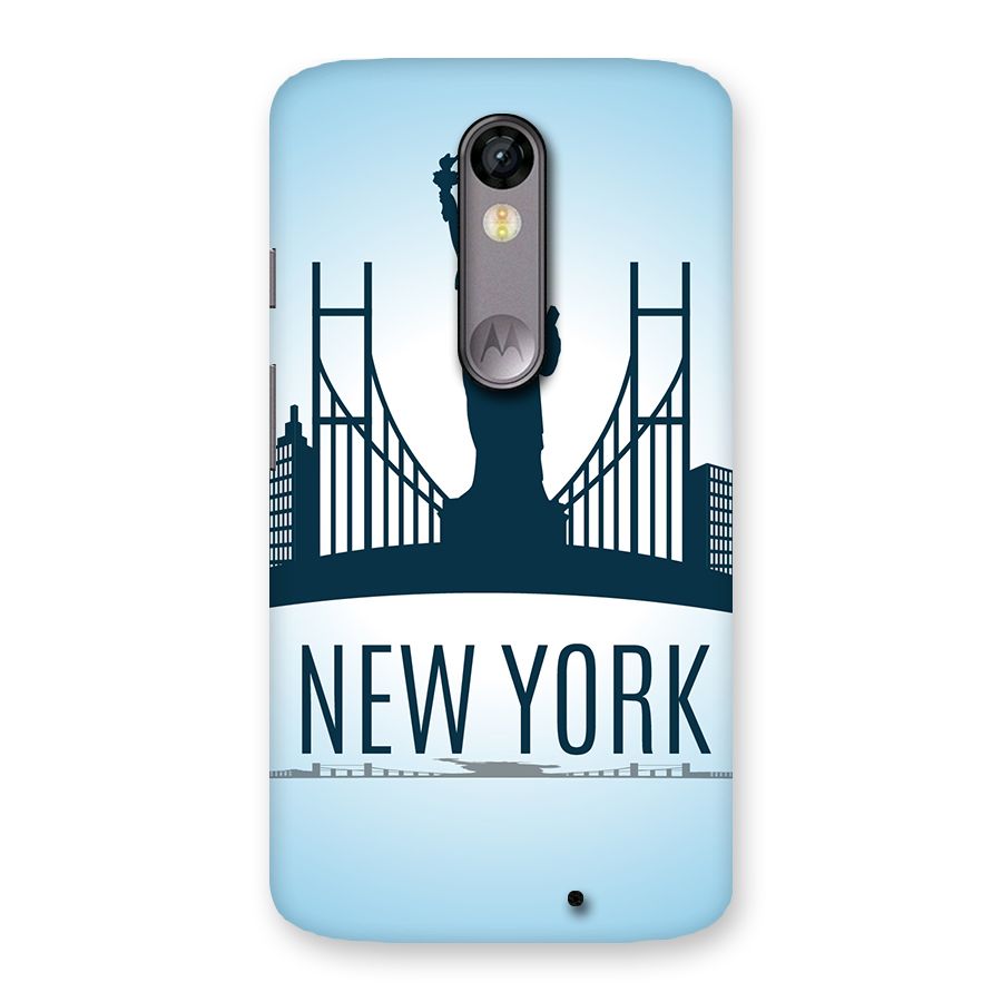 New York Skyline Back Case for Moto X Force