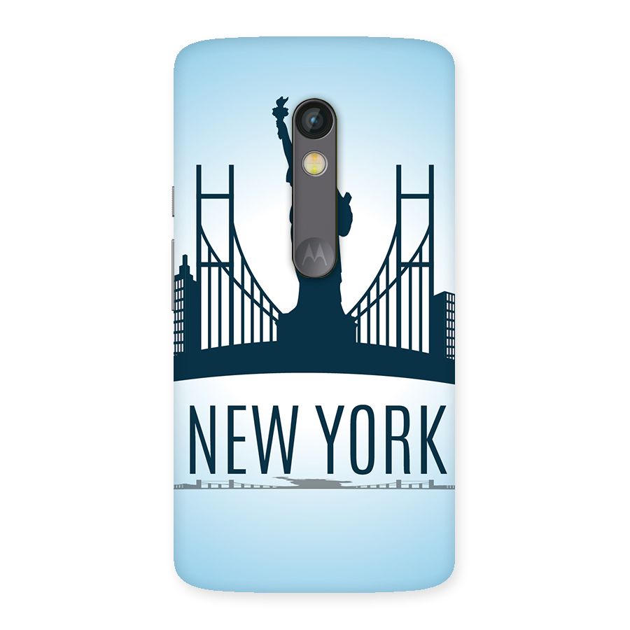 New York Skyline Back Case for Moto X Play