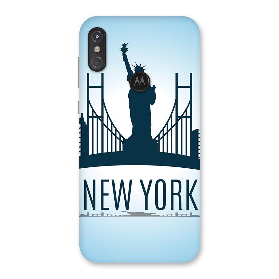 New York Skyline Back Case for Motorola One Power