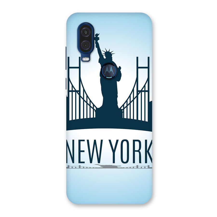 New York Skyline Back Case for Motorola One Vision