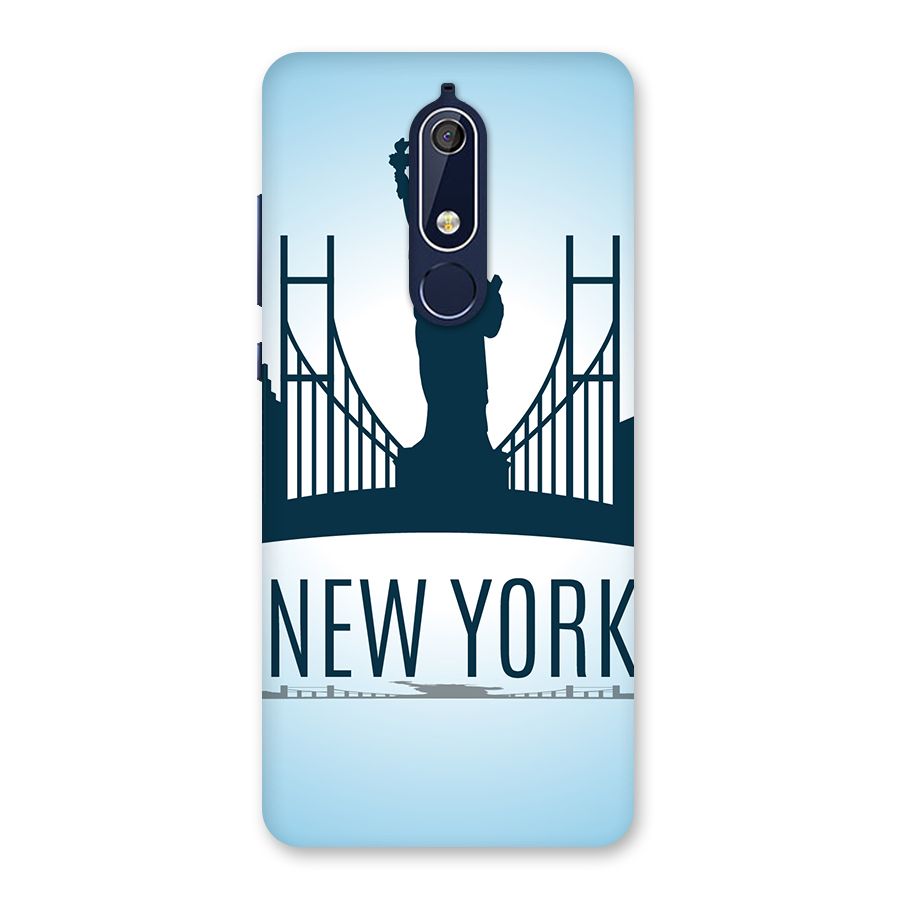 New York Skyline Back Case for Nokia 5.1