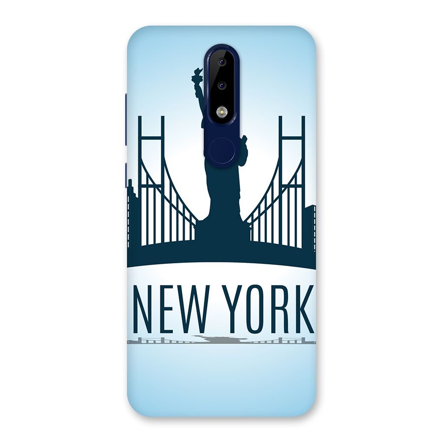 New York Skyline Back Case for Nokia 5.1 Plus