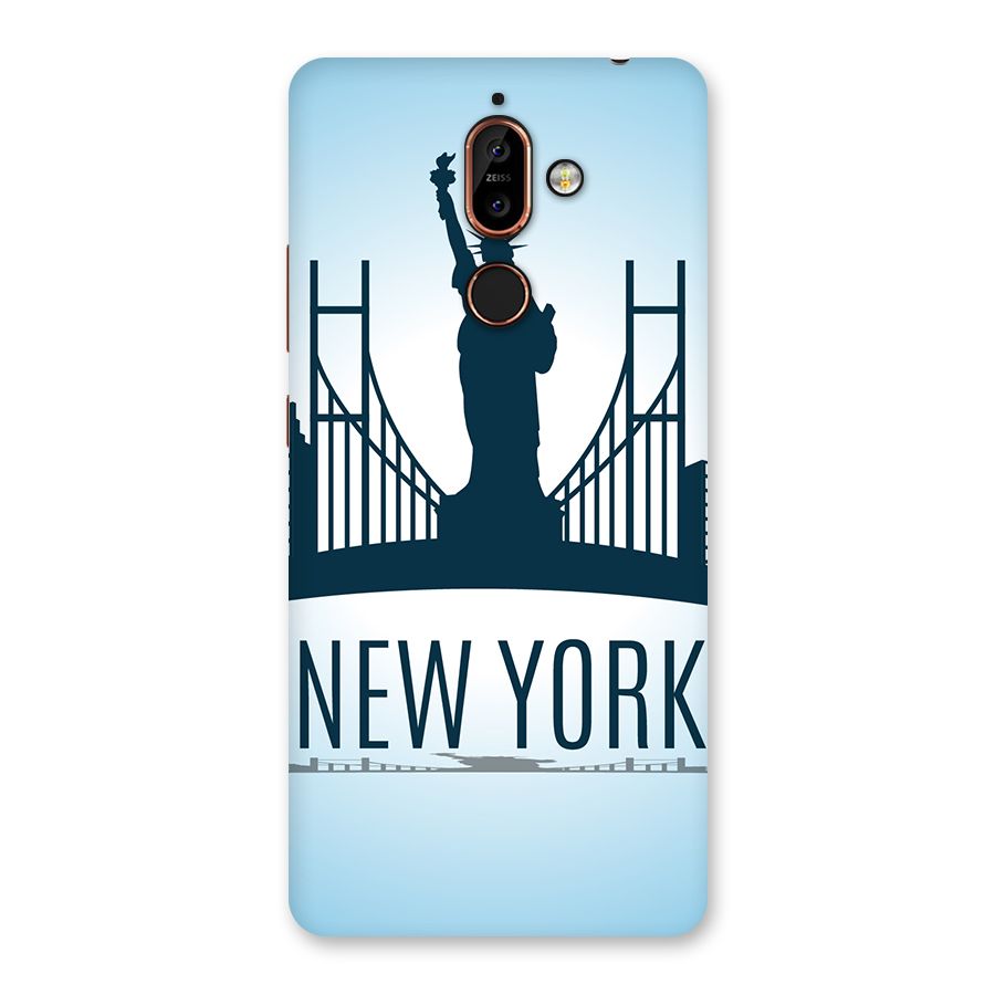 New York Skyline Back Case for Nokia 7 Plus