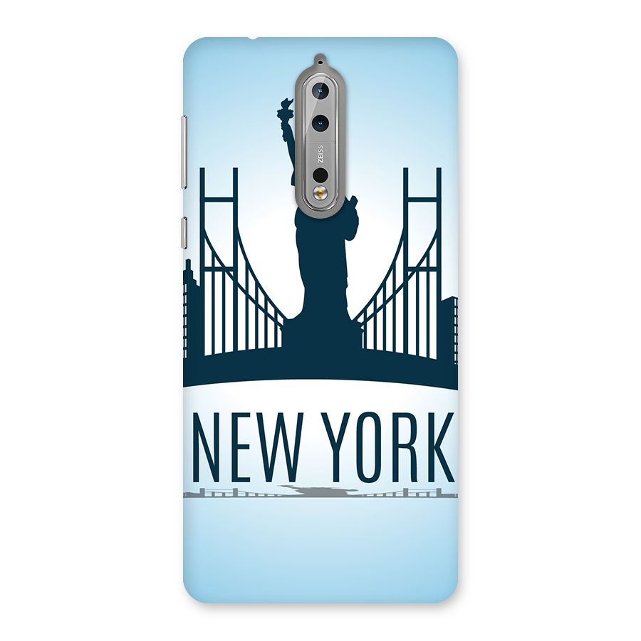 New York Skyline Back Case for Nokia 8