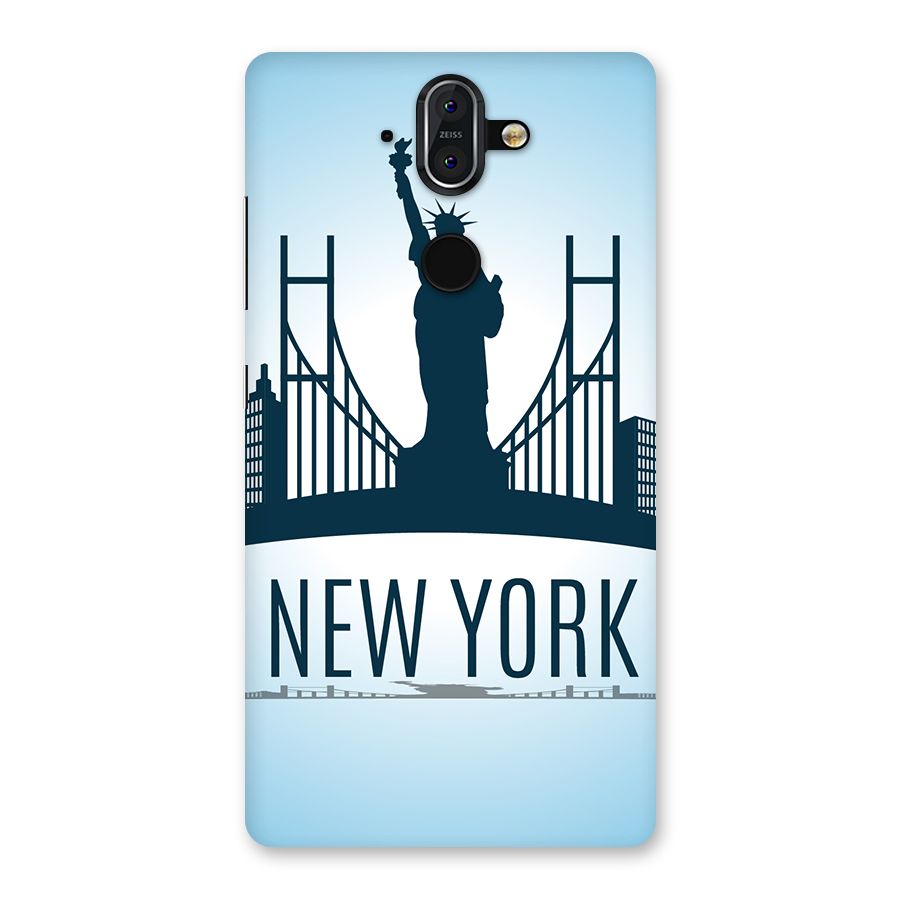 New York Skyline Back Case for Nokia 8 Sirocco