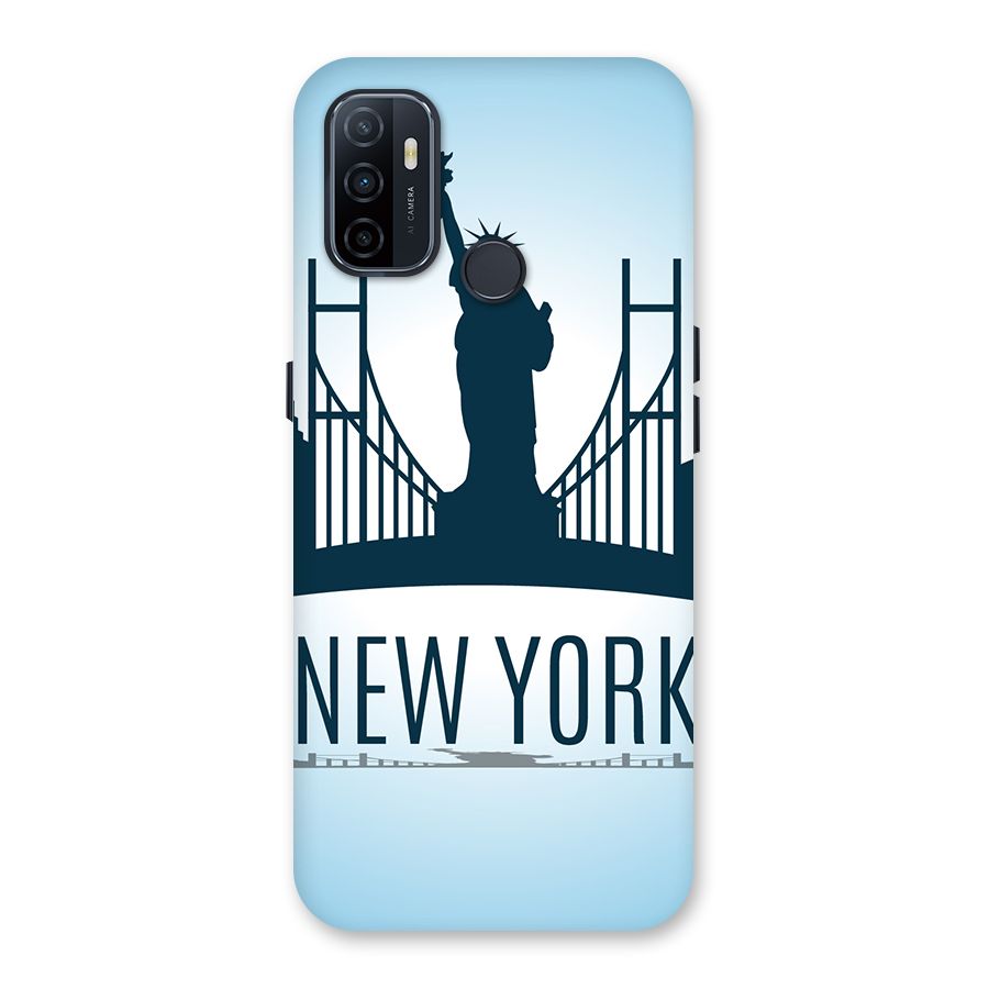 New York Skyline Back Case for Oppo A32