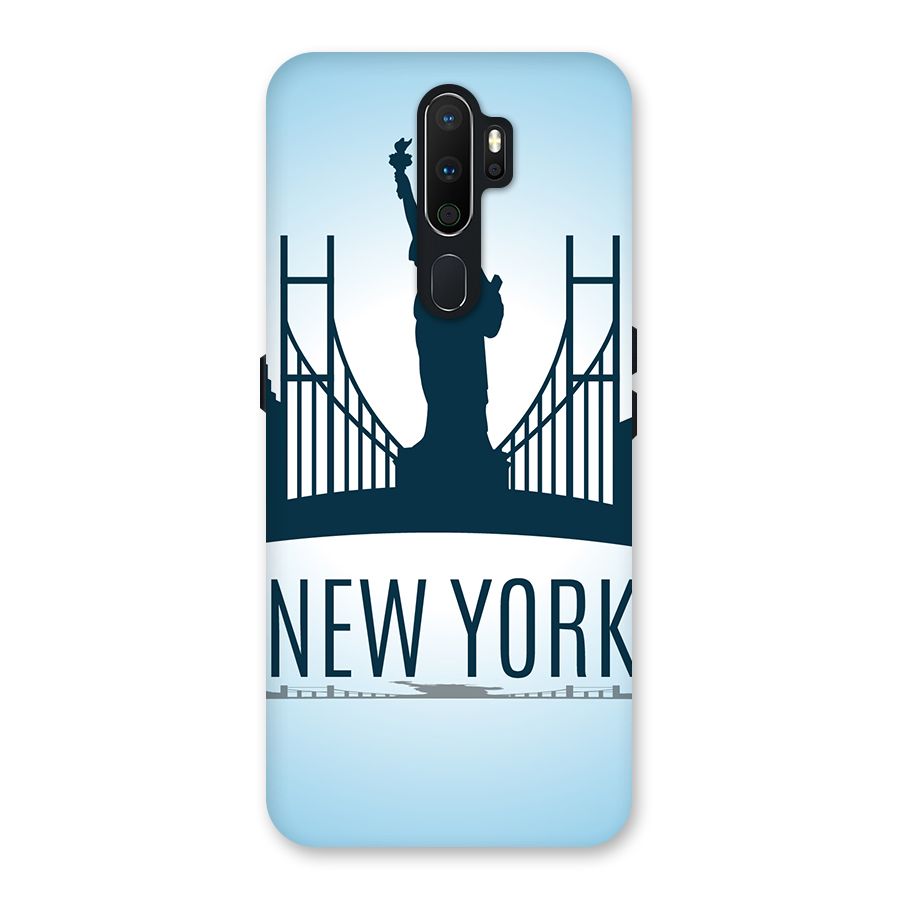 New York Skyline Back Case for Oppo A5 (2020)