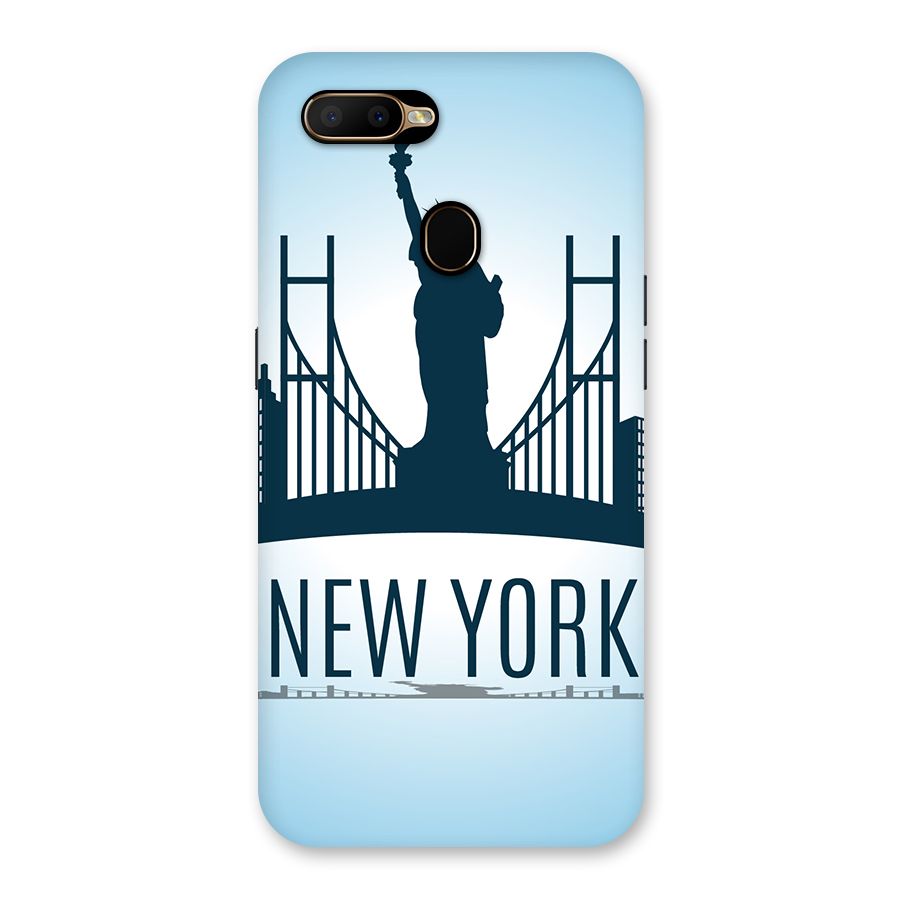 New York Skyline Back Case for Oppo A5s