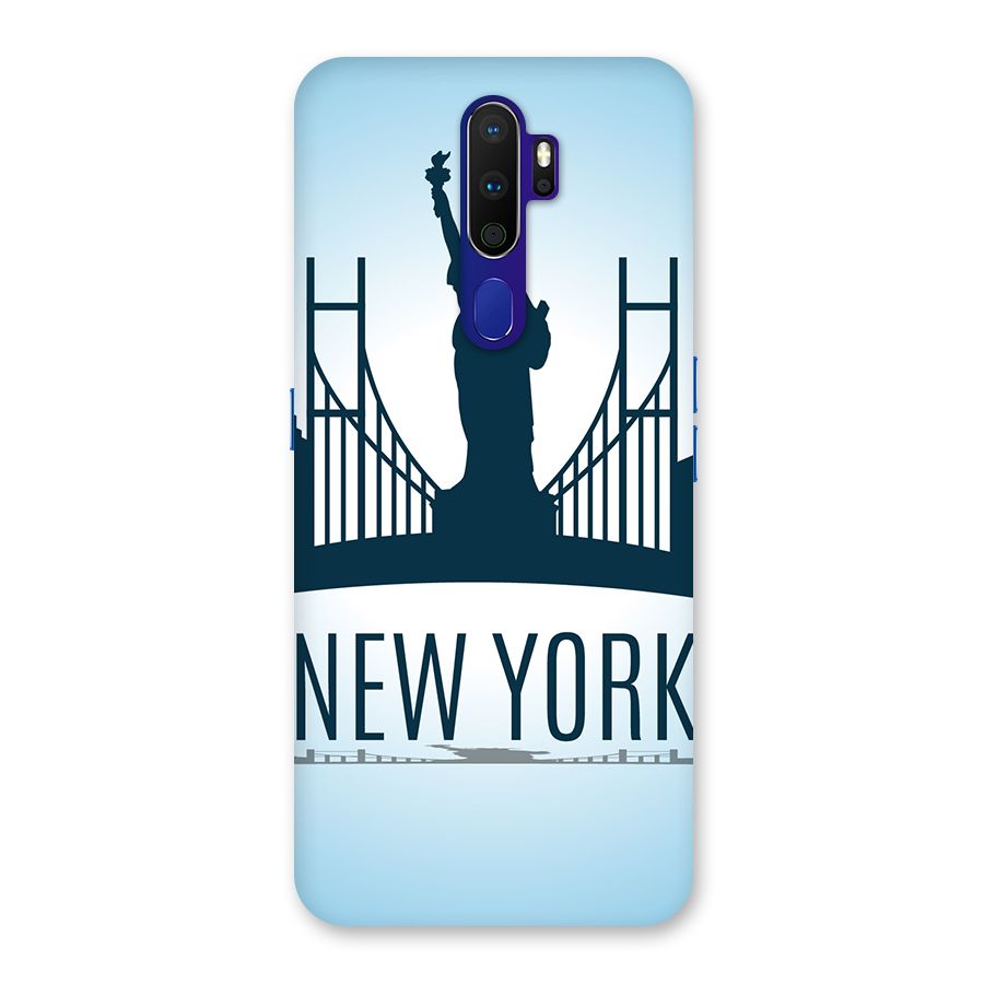 New York Skyline Back Case for Oppo A9 (2020)