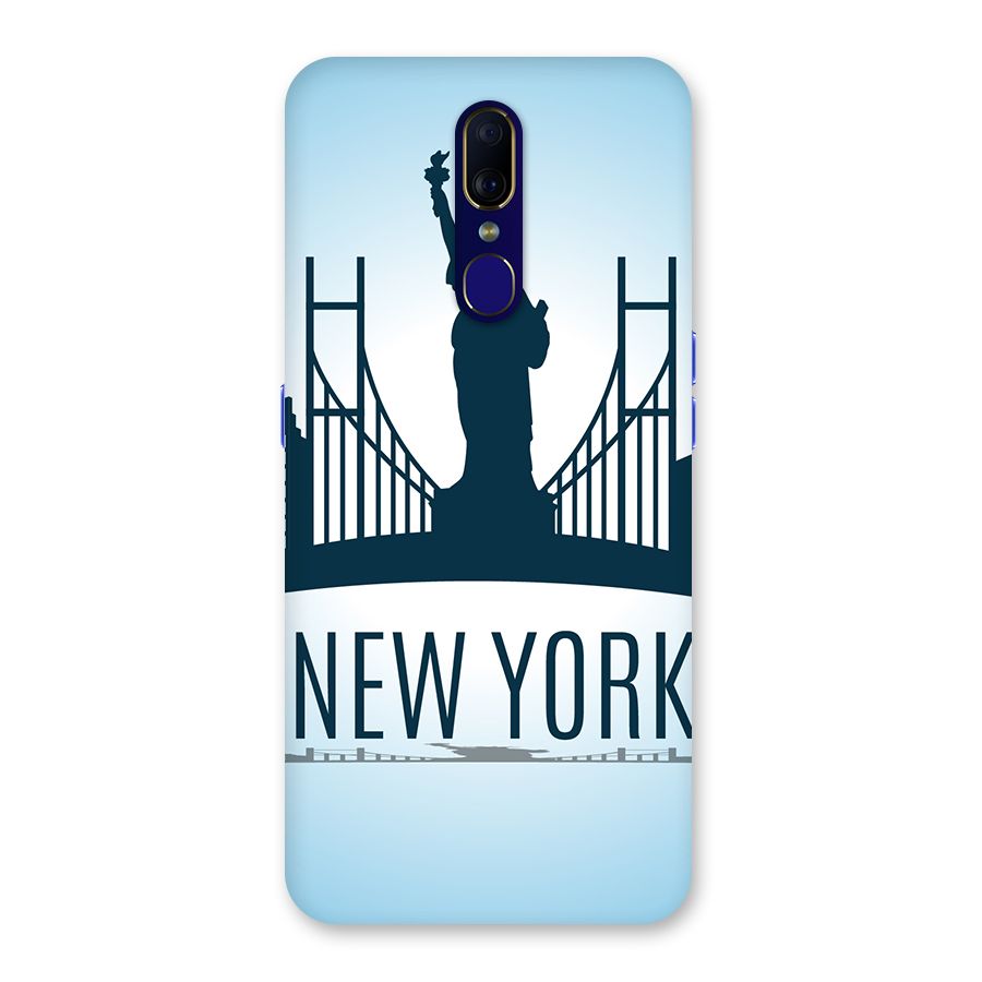 New York Skyline Back Case for Oppo F11