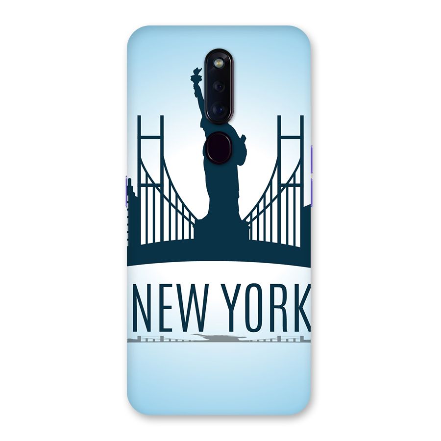 New York Skyline Back Case for Oppo F11 Pro