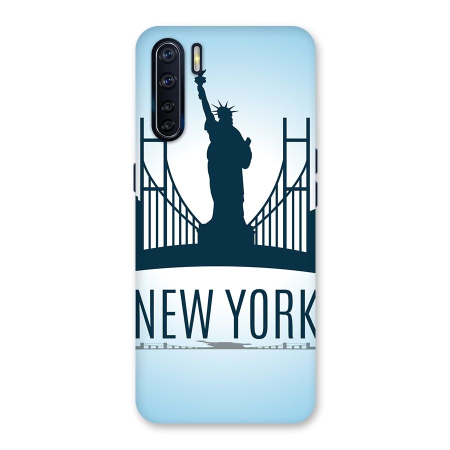 New York Skyline Back Case for Oppo F15