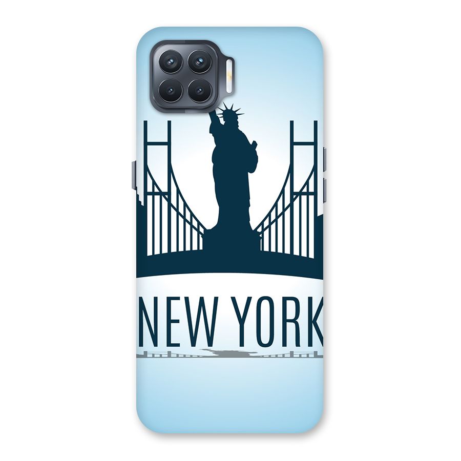 New York Skyline Back Case for Oppo F17 Pro