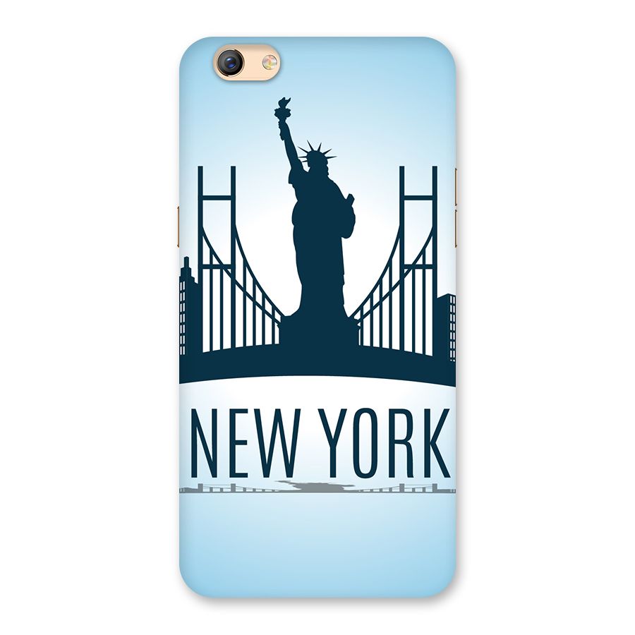 New York Skyline Back Case for Oppo F3 Plus