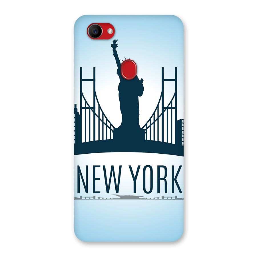 New York Skyline Back Case for Oppo F7
