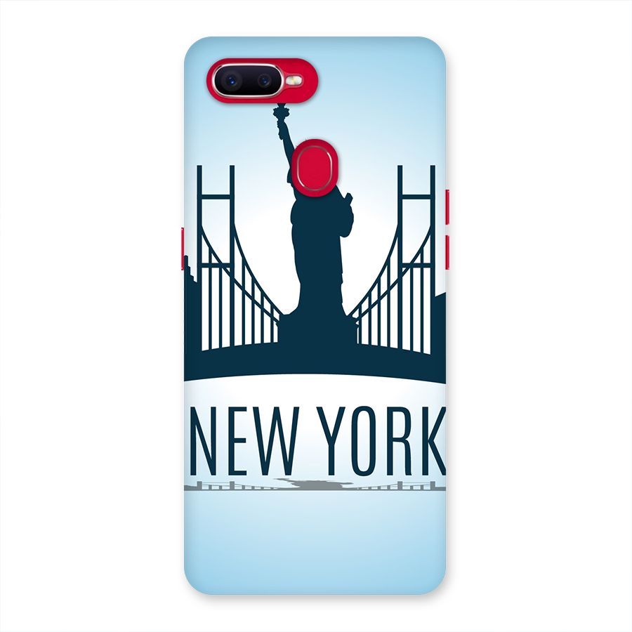 New York Skyline Back Case for Oppo F9 Pro