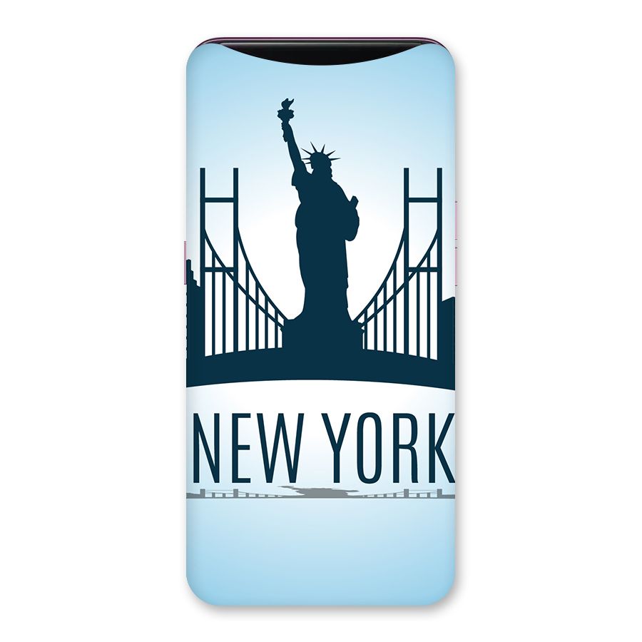 New York Skyline Back Case for Oppo Find X