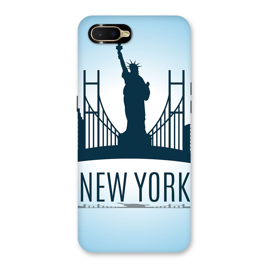 New York Skyline Back Case for Oppo K1