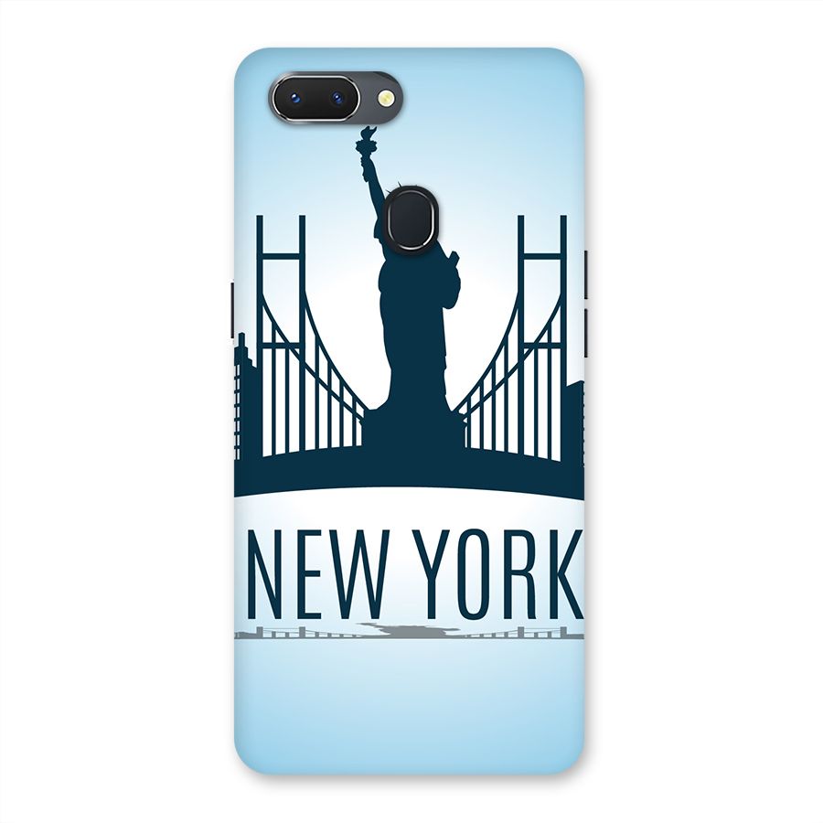 New York Skyline Back Case for Oppo Realme 2